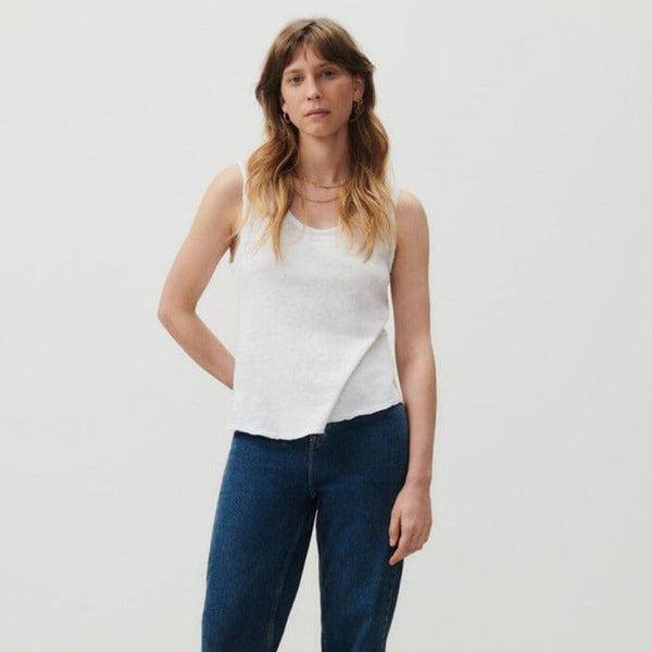 American Vintage Women's Tank Top Sonoma in White