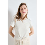 American Vintage Ypawood Women's T-Shirt In Heather Grey