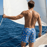 Après Manta Swim shorts in Mid Blue