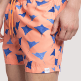 Après Manta Swim Shorts in Orange