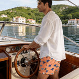 Après Manta Swim Shorts in Orange