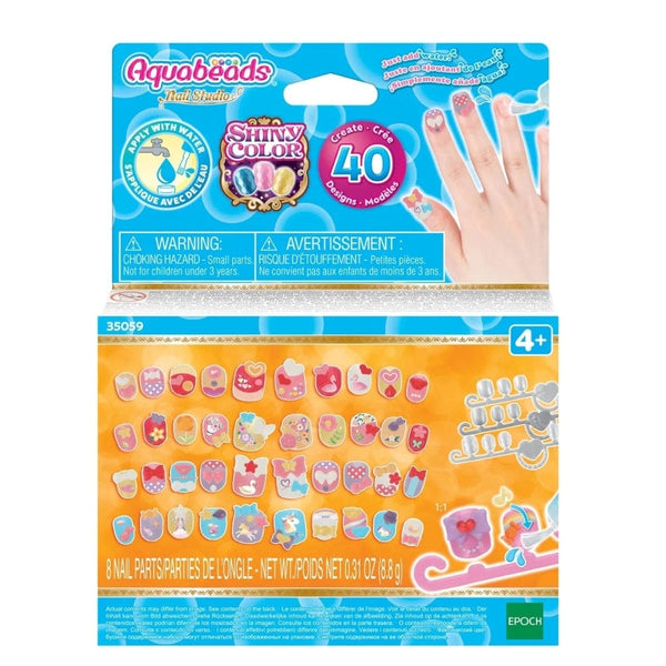 Aquabeads Nails Hearts & Ribbons Nail Refill Kit