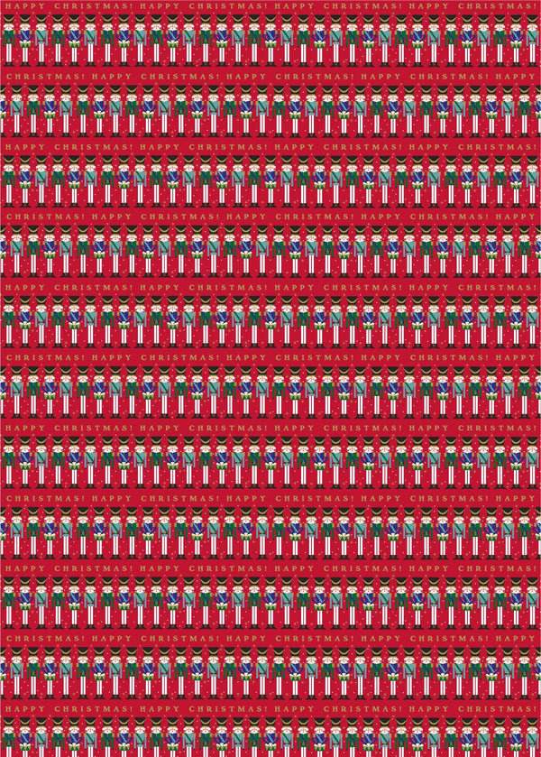 Art File Christmas Nutcracker Roll Wrap