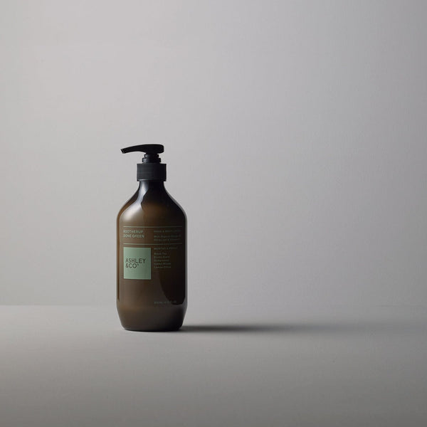 Ashley & Co Gone Green Sootherup Hand & Body Lotion in Mortar & Pestle 500ml