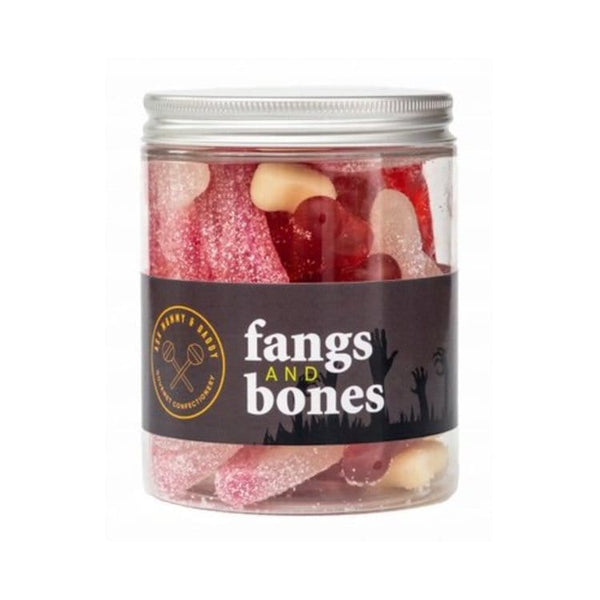 Ask Mummy and Daddy Fangs & Bones Sweet Jar 220g - Halloween Sweets Gift