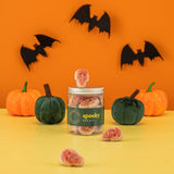 Ask Mummy and Daddy Spooky Skulls Sweet Jar Halloween Skull Sweets 250g