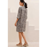 Aspiga Calvi Linen Dress In Leopard Print