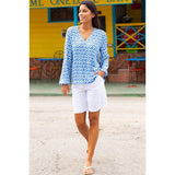 Aspiga Clea Blouse In Maui Blue
