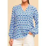 Aspiga Clea Blouse In Maui Blue