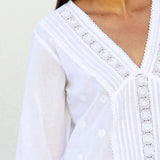 Aspiga Valentina Embroidered Blouse in White