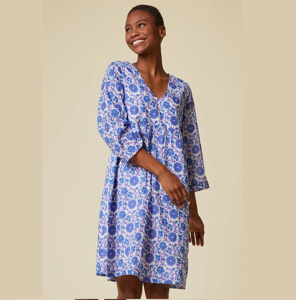 Aspiga Zoe Organic Dress Blue Purple