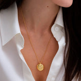 Astley Clarke Gold Biography Medium Locket Necklace