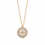 Astley Clarke Gold Polaris Mother of Pearl Locket