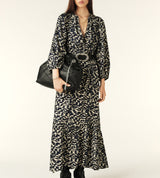 ba&sh Agatha midaxi-length dress In Blue