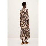 ba&sh Amor Midi Dress In Rose Brown