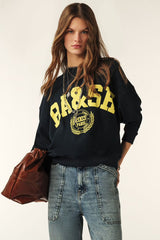 ba&sh Benjamin Sweatshirt In Marine
