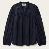 ba&sh Cesira Shirt In Navy