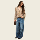 ba&sh Cleo Top In Bleu