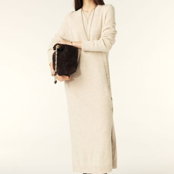 ba&sh Doree Jumper Dress In Beige