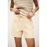 ba&sh FACHA Bermuda In Ecru