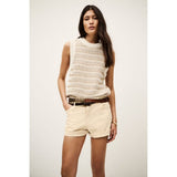 ba&sh FACHA Bermuda In Ecru