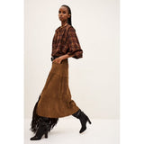 ba&sh Massia Midi-length Skirt In Tan
