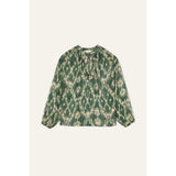 ba&sh Menaelle Blouse In Green