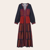 ba&sh Olly Patterned Dress In Red