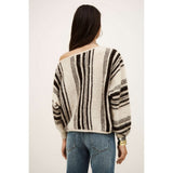Ba&sh Suela Knit Jumper In Chocolate Stripe