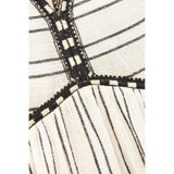 ba&sh Sunny Long-sleeved Top In Ecru Stripe