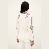 ba&sh Tilt Blouse In Ecru