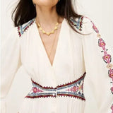 ba&sh Tina Dress In Ecru