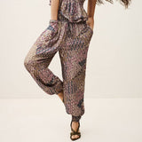 ba&sh Wide-leg Trousers in Rose Paisley Print