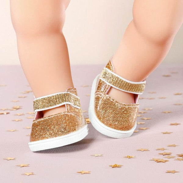 Baby Annabell Shoes 43cm In Gold