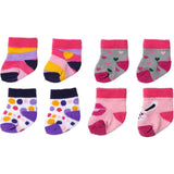 Baby born Pink Socks 2 Pack 43cm (Styles Vary)