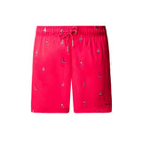 GANT Boat Embroidery Swim Shorts In Watermelon