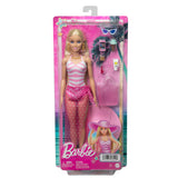 Barbie Blonde Doll with Swimsuit and Beach-Themed Accessories