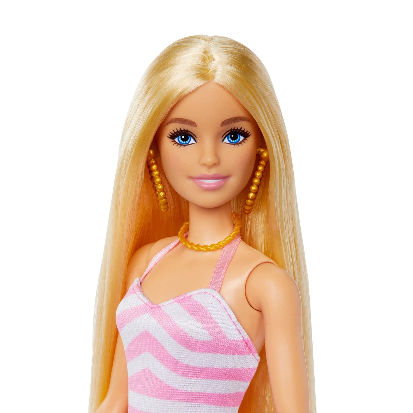 Barbie Blonde Doll with Swimsuit and Beach-Themed Accessories