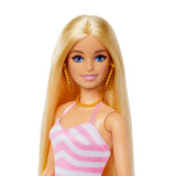 Barbie Blonde Doll with Swimsuit and Beach-Themed Accessories