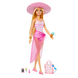 Barbie Blonde Doll with Swimsuit and Beach-Themed Accessories