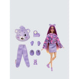 Barbie Cutie Reveal Care Bear Doll In Purple