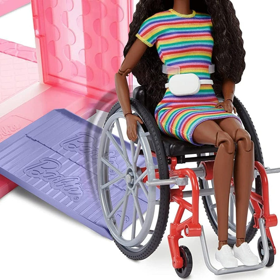 Barbie Doll with Wheelchair Accessory Ramp