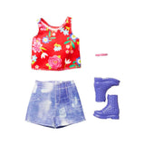 Barbie Fashion Assortment Of Doll Clothes, 1 Outfit & 2 Accessories