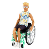 Barbie Ken Fashionista with Wheelchair Accessory & Ramp