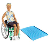 Barbie Ken Fashionista with Wheelchair Accessory & Ramp