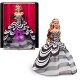 Barbie Signature 65th Anniversary Collectible Doll with Blonde Hair and Black and White Gown