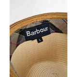 Barbour Ashill Trilby Summer Hat In Ecru Tan