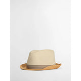 Barbour Ashill Trilby Summer Hat In Ecru Tan