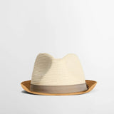 Barbour Ashill Trilby Summer Hat In Ecru Tan