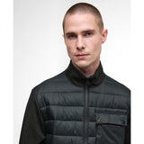 B.INT SWEAT MIXED MEDIA QUILTED HEYSHAM L - BLACK